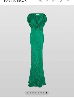 NWT RAT & BOA ODESSA DRESS GREEN